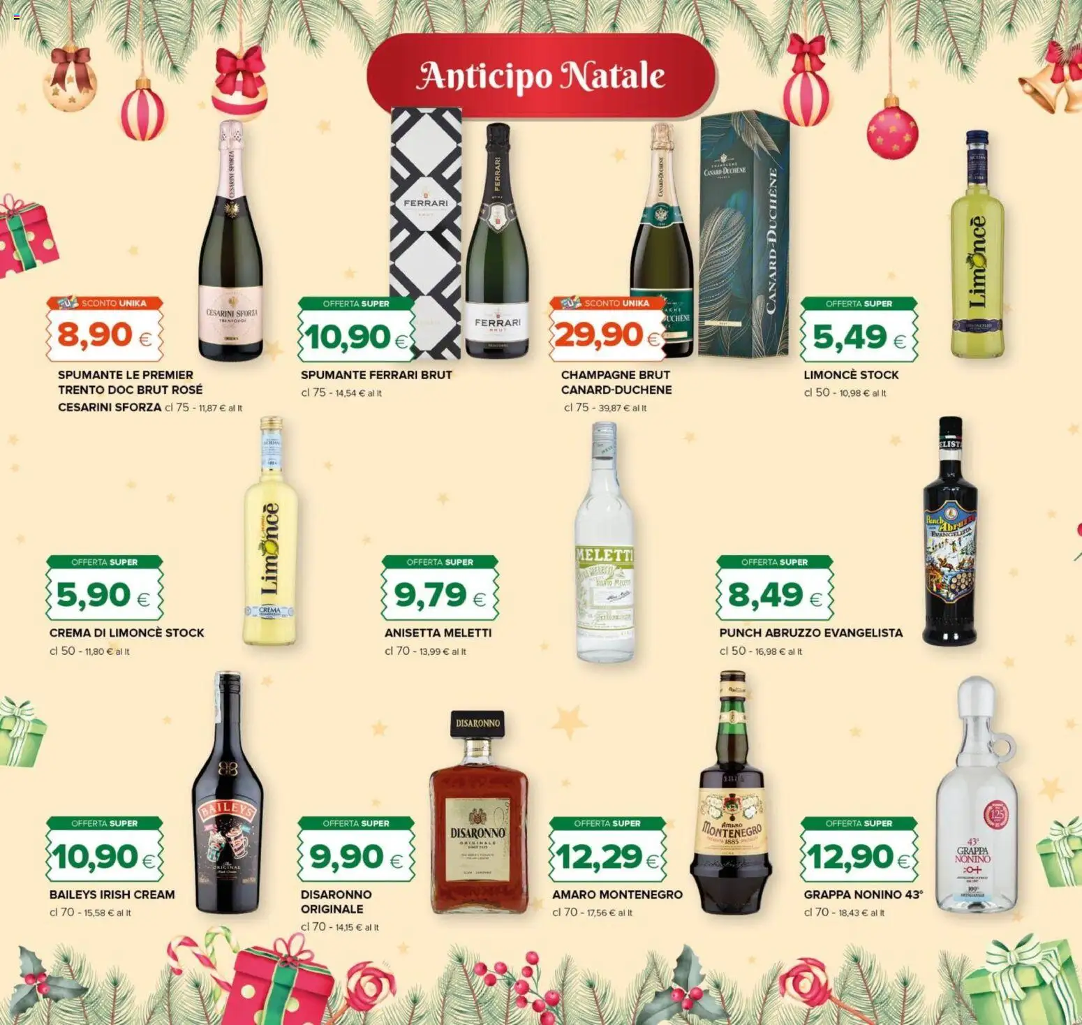 Volantino Tigre del 30.11.2025 | Pagina: 6 | Prodotti: Spumante, Champagne, Grappa, Amaro