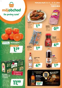 Môj obchod leták platný od 21.11.2025