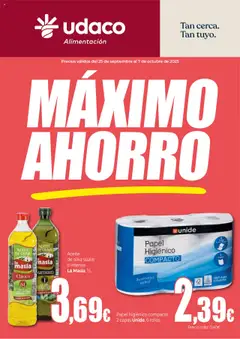 Vista previa Unide - Máximo Ahorro válido desde el 25.09.2025