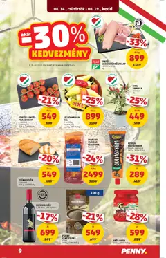 PENNY akciós ujság - amely érvényes a következő dátumtól: 14.08.2025 | Oldal: 13 | Termékek: Chili, Zsúrkenyér, Bacon, Szalonna