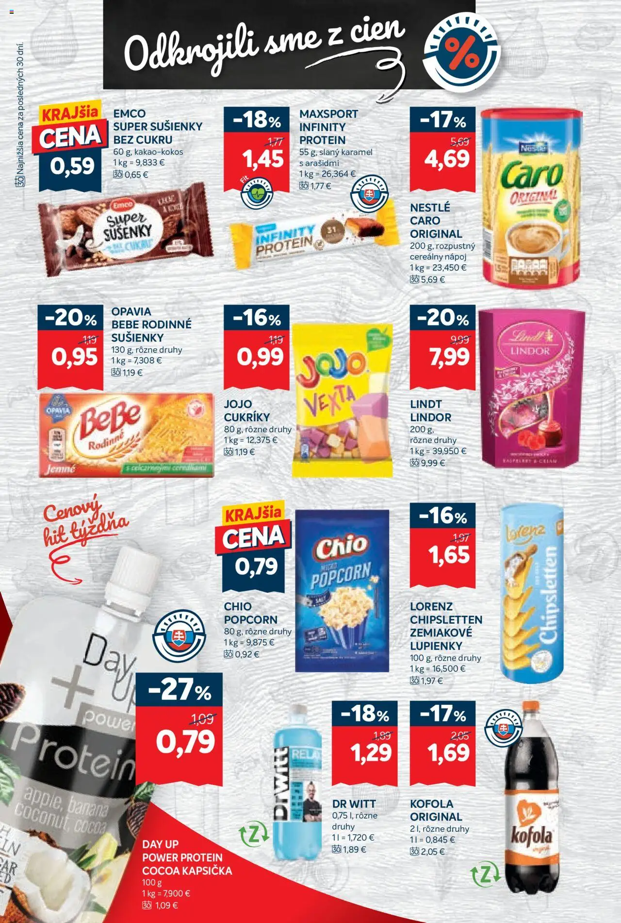 Kraj leták │ platný od 10.07.2025 | Strana: 6 | Produkty: Lindt, Kofola, Cukríky, Cola