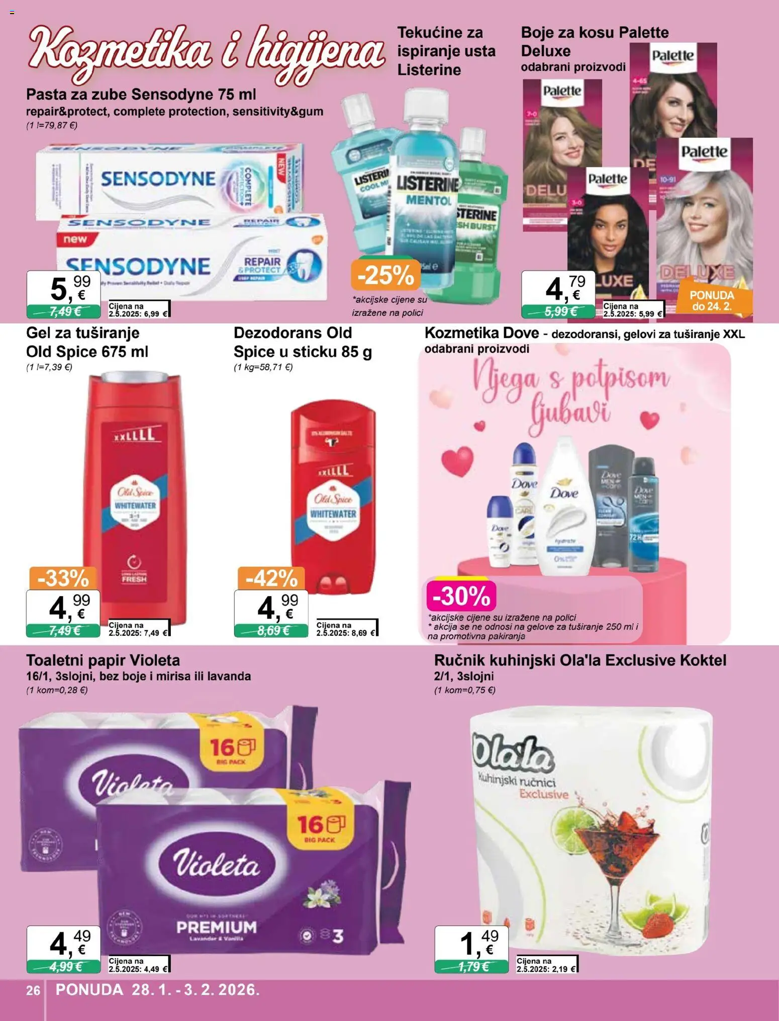 KTC katalog | vrijedi od 28.01.2026 | Stranica: 26 | Proizvodi: Gel za tuširanje, Pasta za zube, Ručnik, Pasta