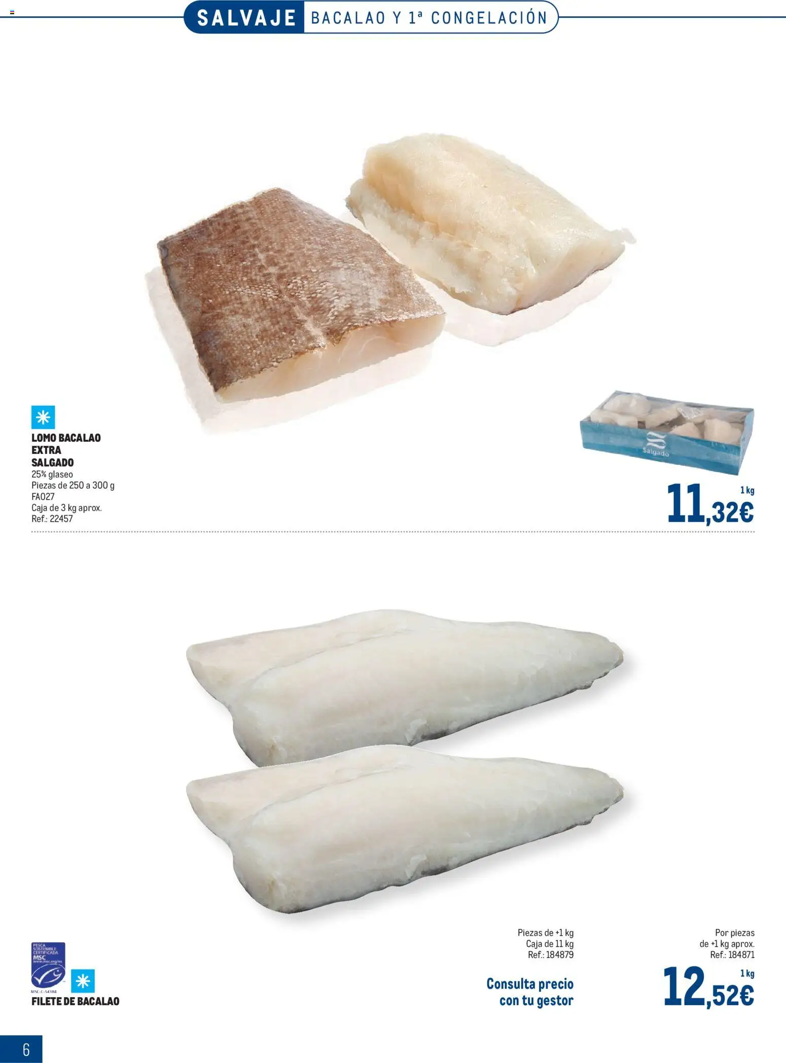 Makro Especial Pescados Norte 4 │ válido desde el 06.04.2026 | Página: 6 | Productos: Filete, Caja