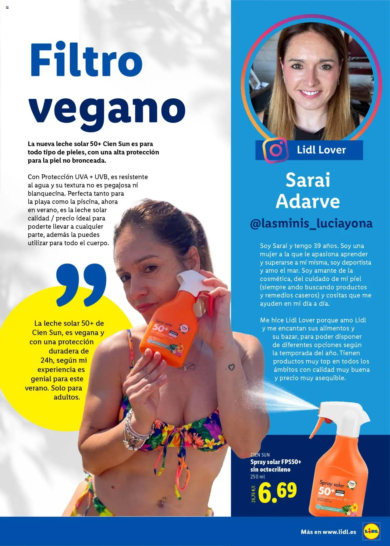 Lidl folleto │ válido desde el 23.06.2025 | Página: 29 | Productos: Spray solar, Leche, Κούβα