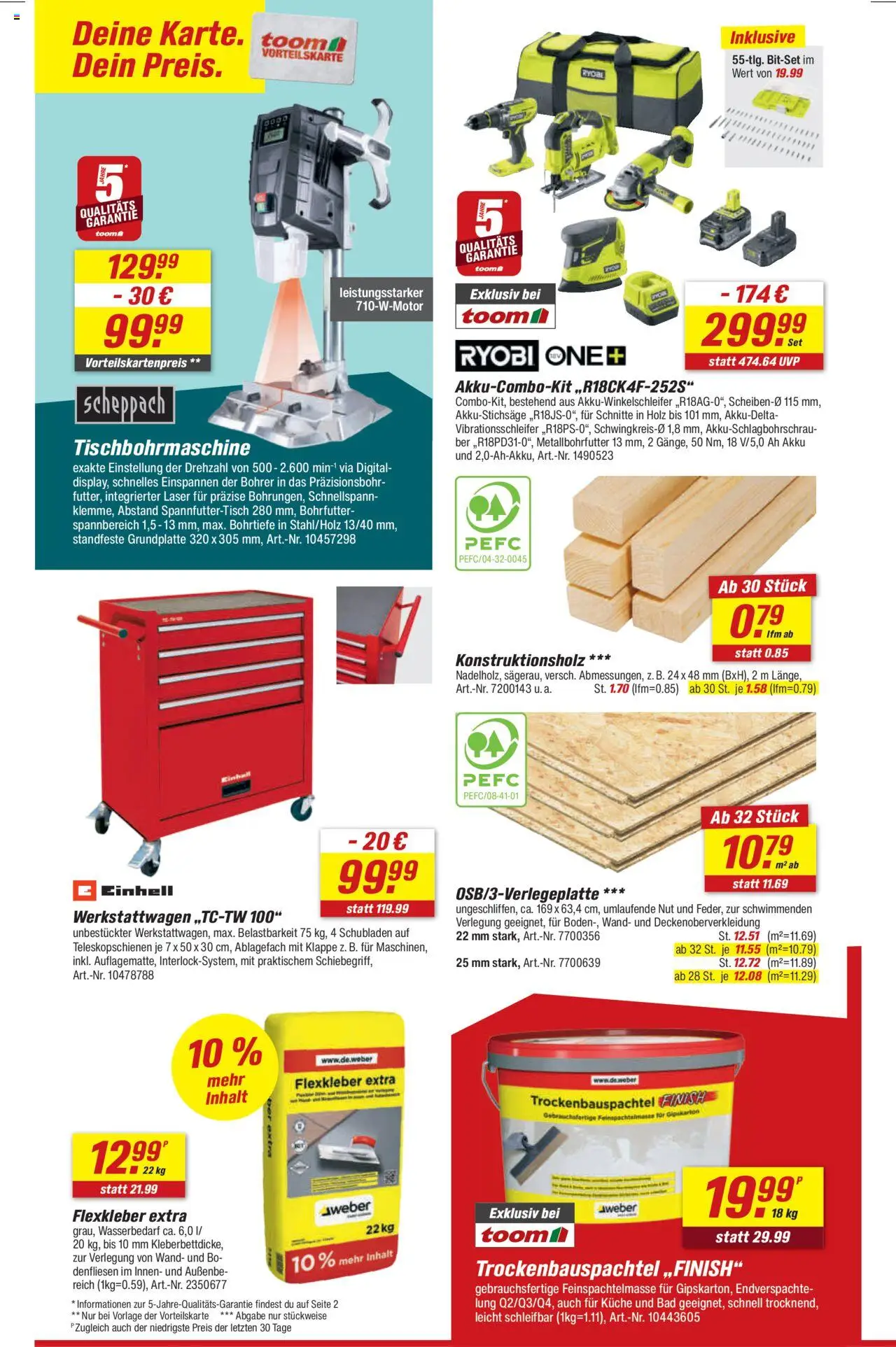 Toom Baumarkt Prospekt 	 – gültig ab 11.10.2025 | Seite: 4 | Produkte: Bad, Küche, Finish