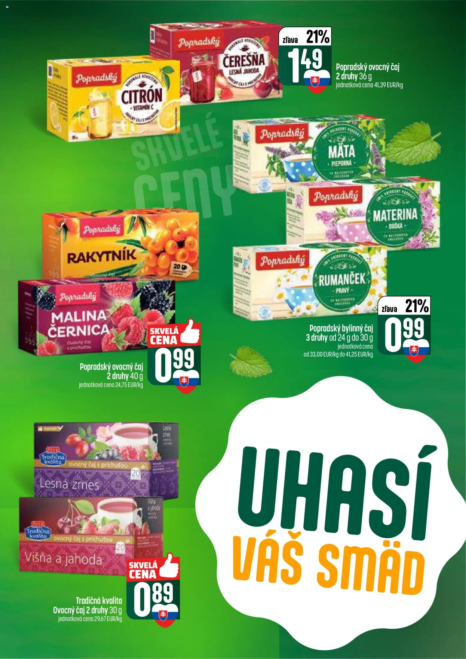 Nové COOP Jednota akcie – leták je platný od 19.02.2026 | Strana: 49 | Produkty: Čaj