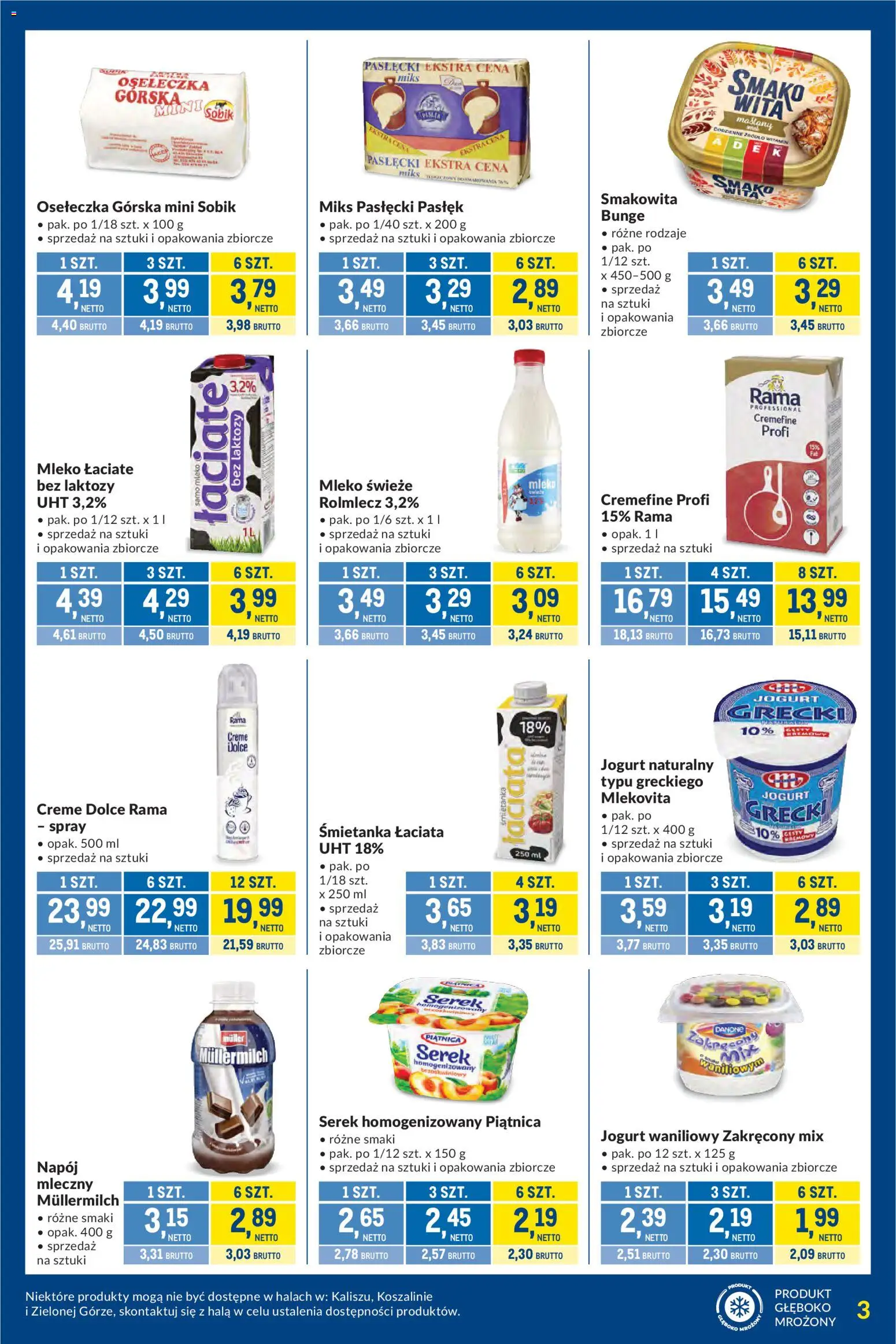 Makro Gazetka - Kupujesz więcej płacisz mniej od 25.11.2025 | Strona: 3 | Produkty: Bez laktozy, Serek homogenizowany, Serek, Jogurt naturalny