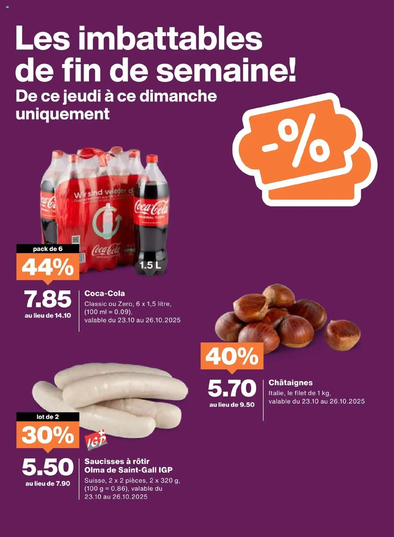 Migros Aktionen FR – gültig ab 21.10.2025 | Seite: 24 | Produkte: Coca Cola