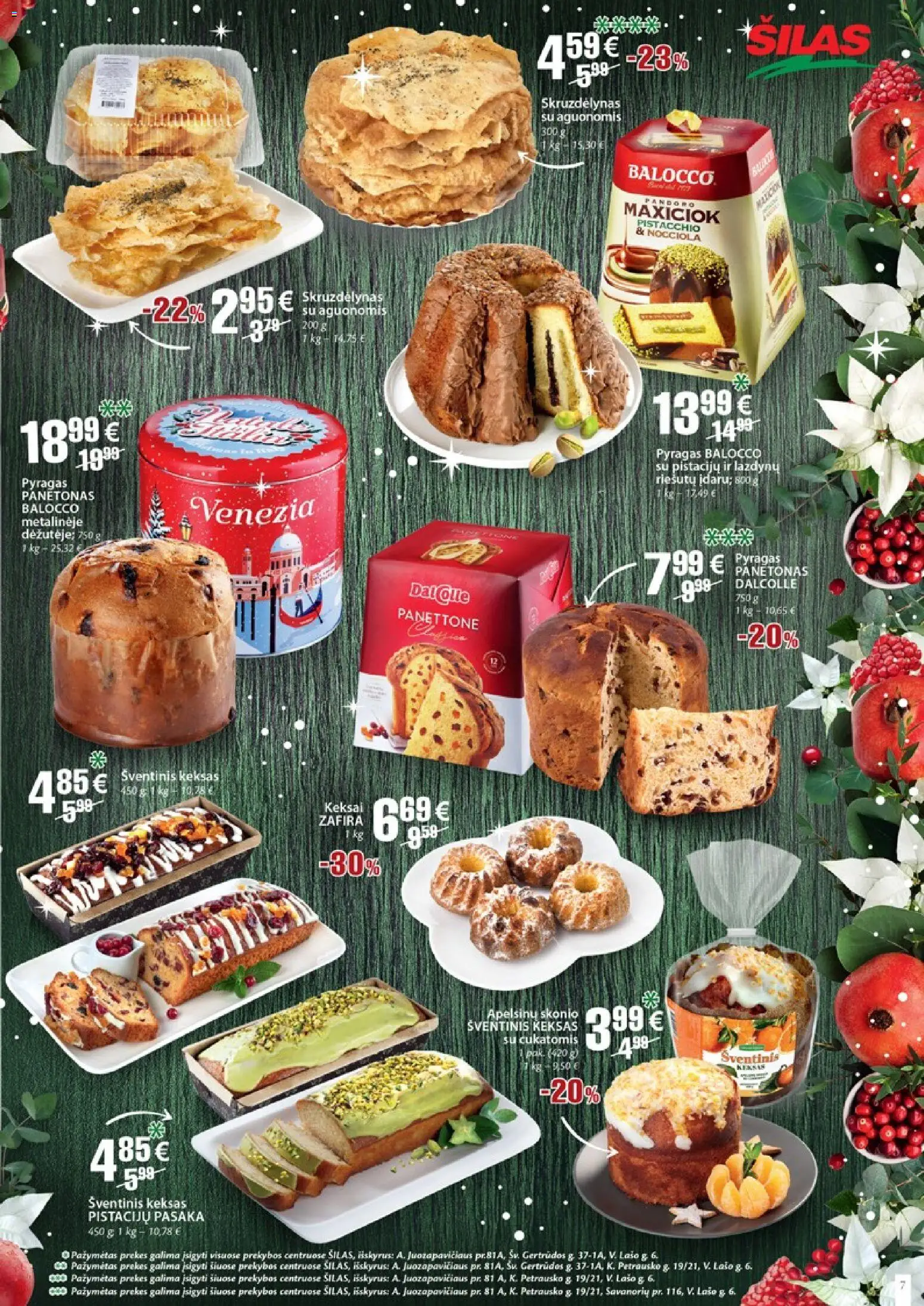 Šilas akcijos nuo 15.12.2025 | Puslapis: 7 | Prekių: Pyragas