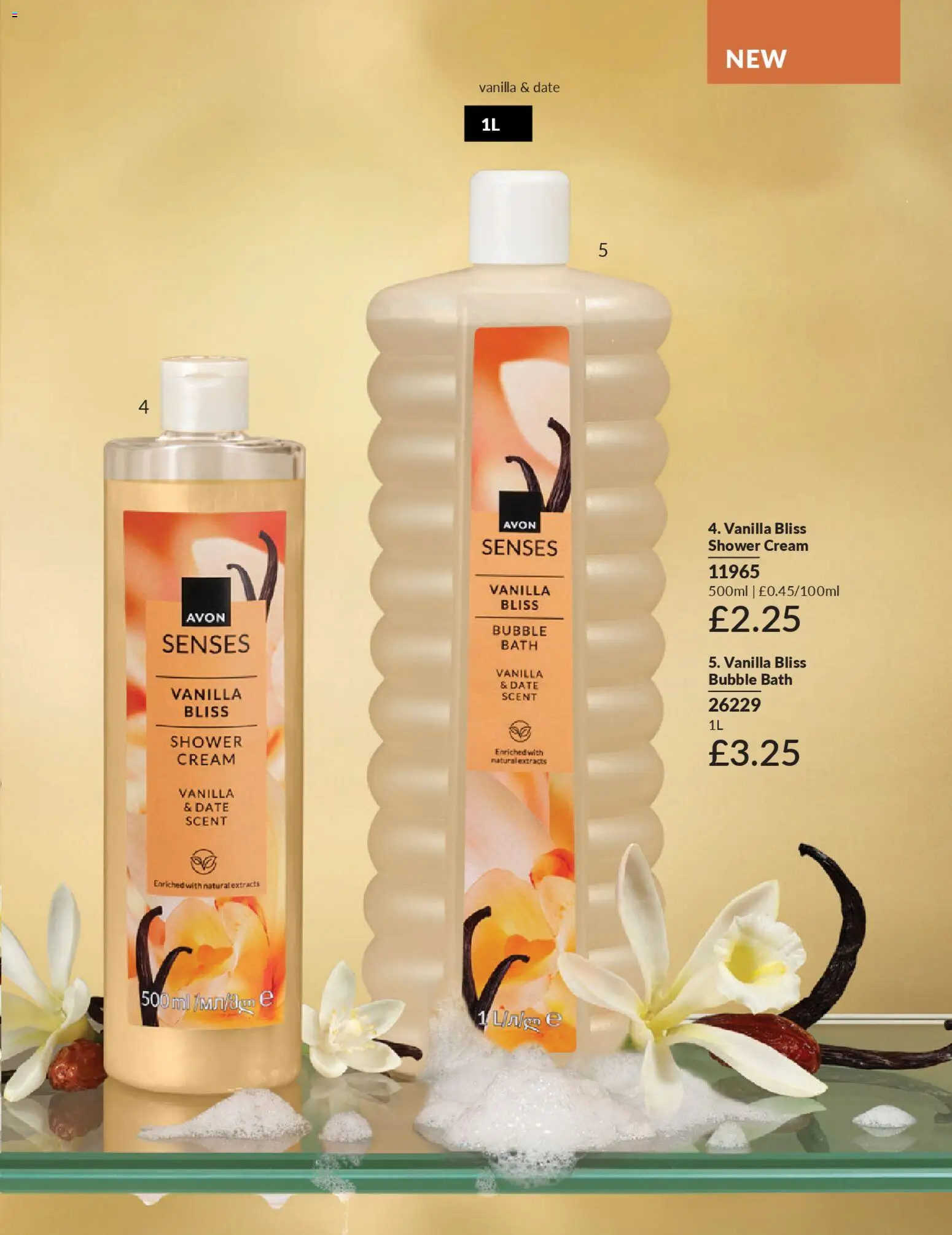 {H1} | Page: 195 | Products: Bath, Shower, Cream, Vanilla