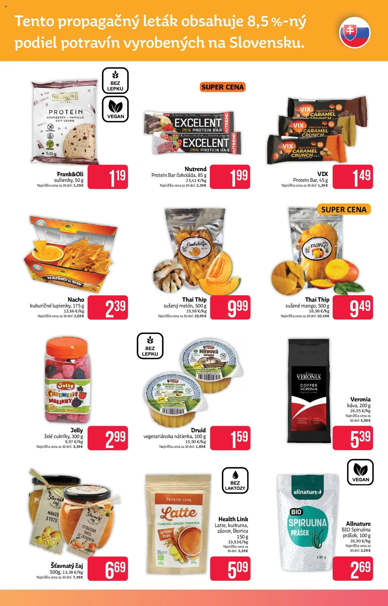 Nové Teta drogerie akcie – leták je platný od 19.01.2026 | Strana: 11 | Produkty: Protein, Cesnak, Mango, Melón