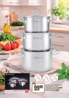 Pogląd oferty "Dino gazetka - Czas na Wielkanoc" - ważna od 09.03.2026 | Strona: 24 | Produkty: Zestaw garnków ambition, Komplet garnków