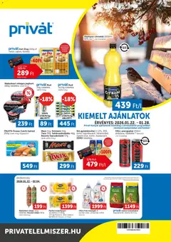 PRIVÁT Akciós újság - amely érvényes a következő dátumtól: 22.01.2026