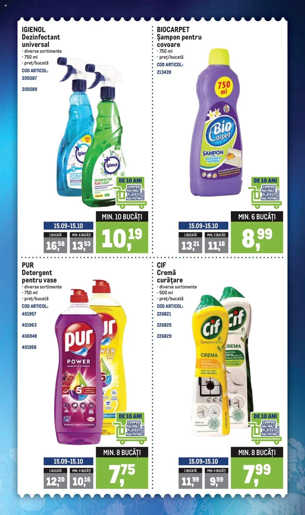Noul catalog Metro – valabil de la 22.09.2025 | Pagină: 5 | Produse: Șampon, Cremă, Detergent