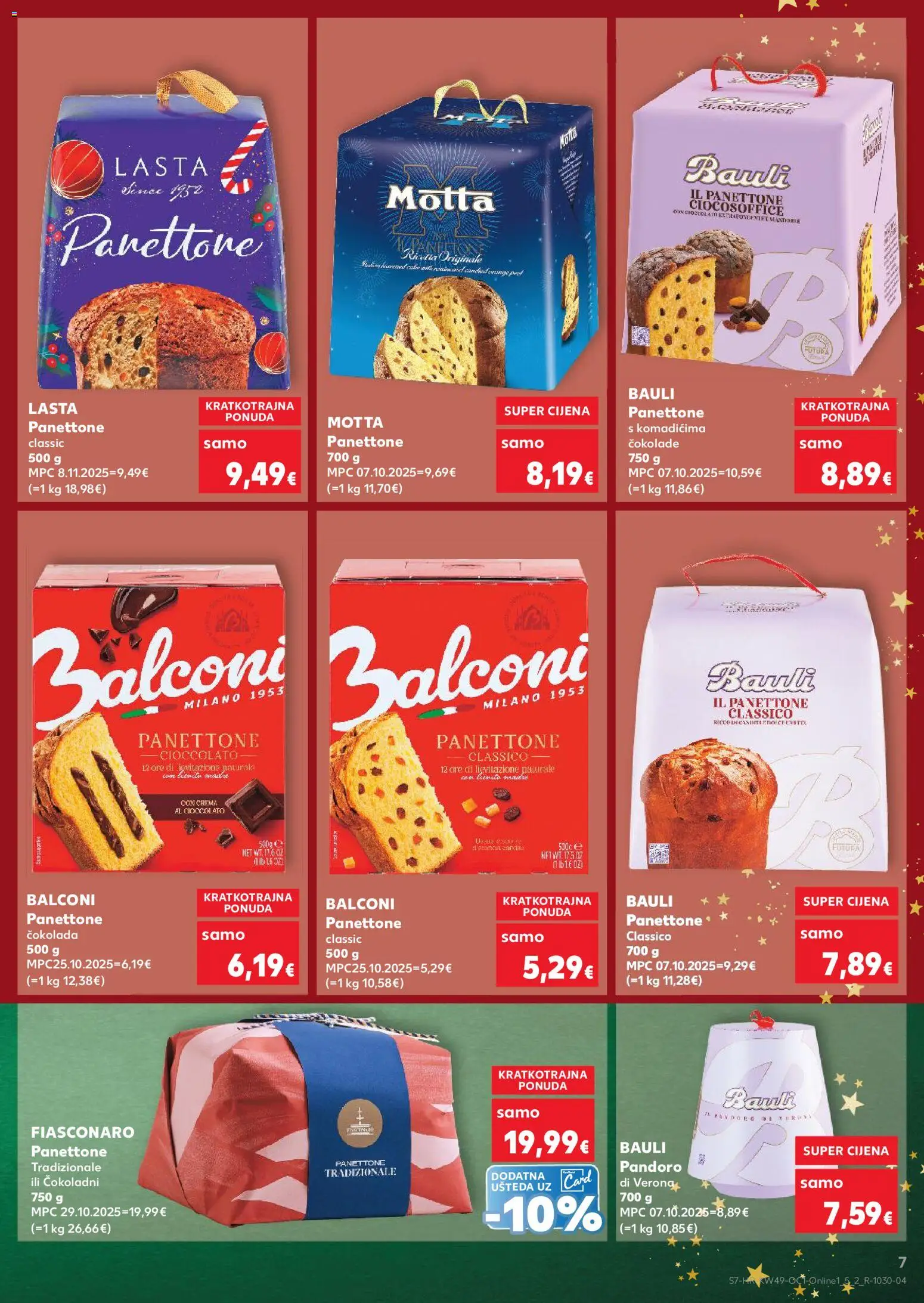 Kaufland katalog | vrijedi od 03.12.2025 | Stranica: 7 | Proizvodi: Panettone, Čokolada