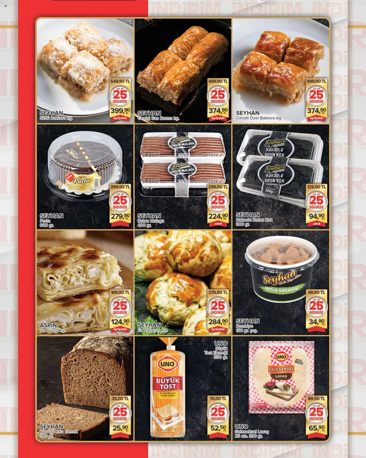 Seyhanlar Market Katalog - 25.11.2025 tarihinden itibaren geçerlidir | Sayfa: 6 | Ürünler: Ekmek, Kurabiye, Su