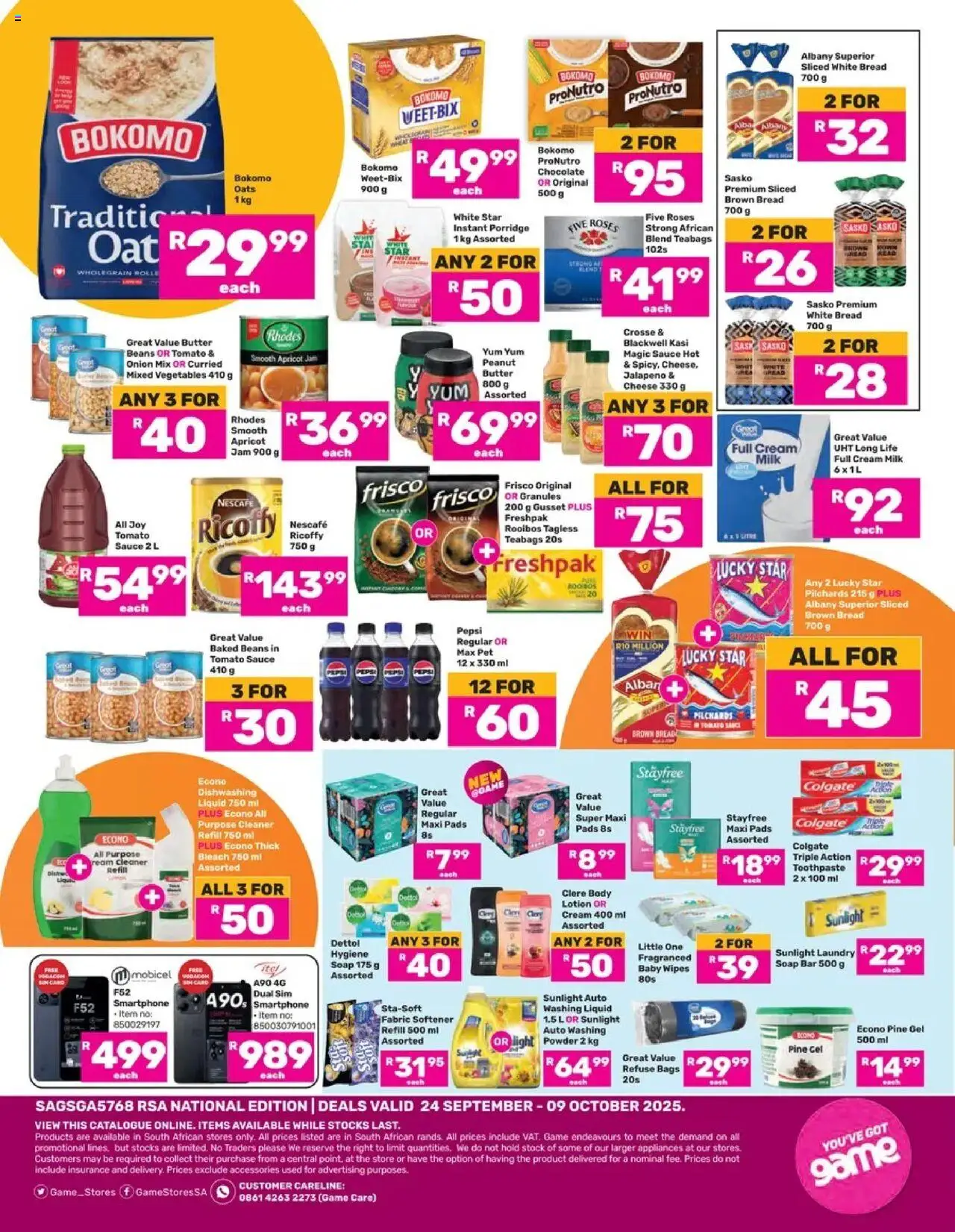 New Game catalogue – valid from 24.09.2025 | Page: 2 | Products: Sim, Butter, Chocolate, Lotion