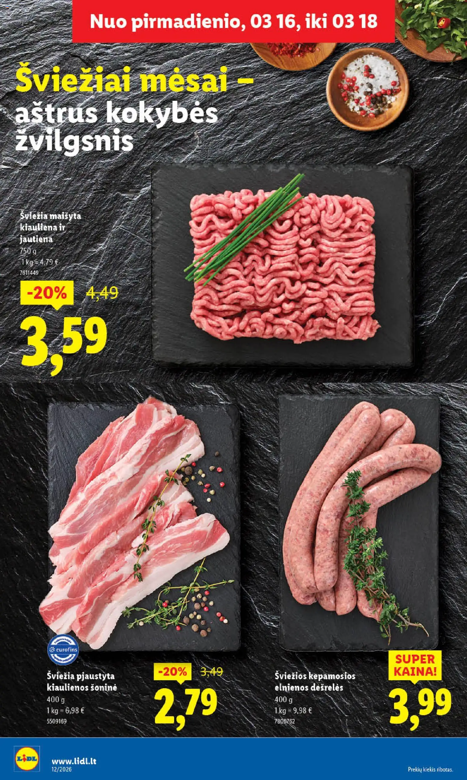 LIDL akcijos nuo 16.03.2026 | Puslapis: 8