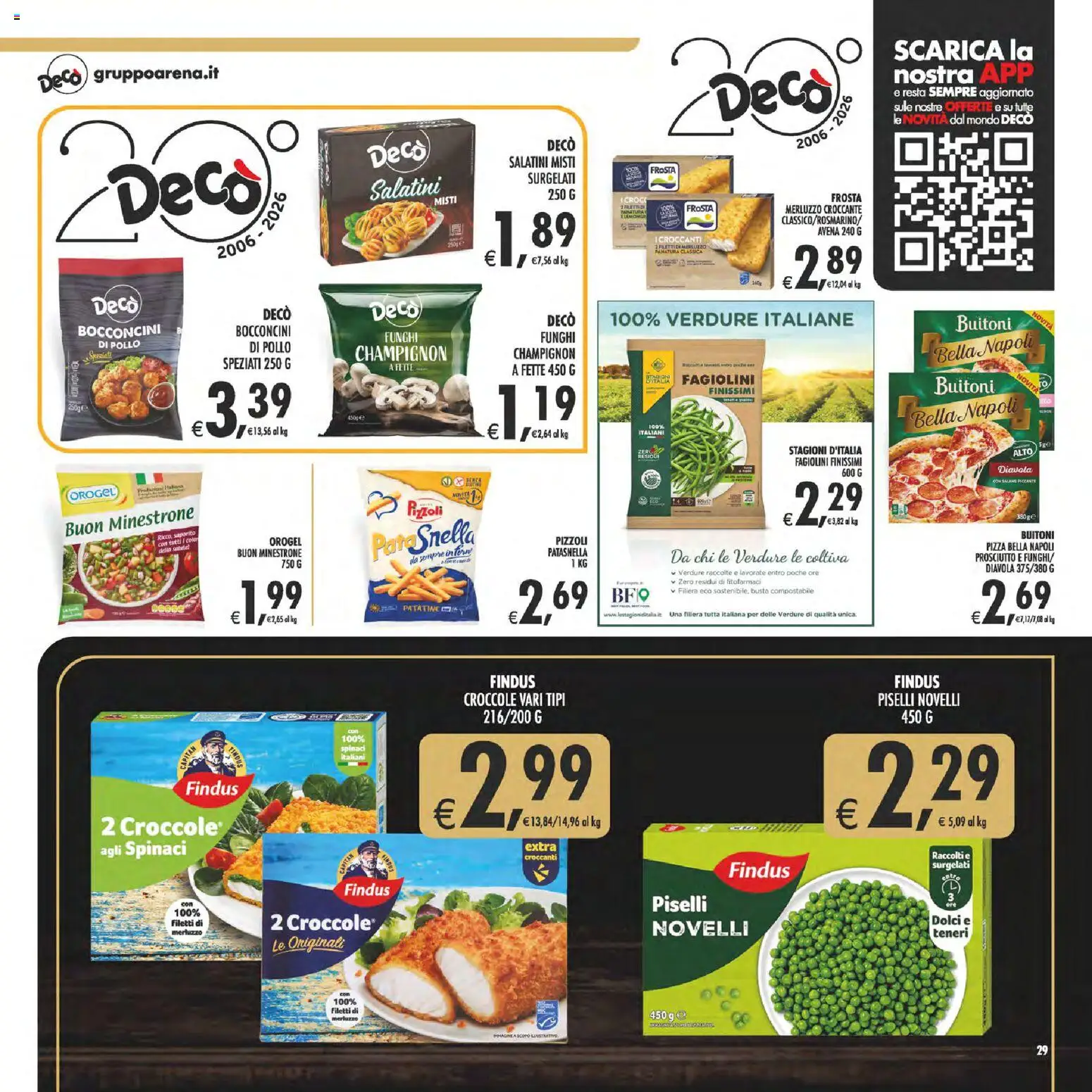 Volantino Decò del 17.04.2026 | Pagina: 29 | Prodotti: Salame, Pizza, Pollo, Prosciutto