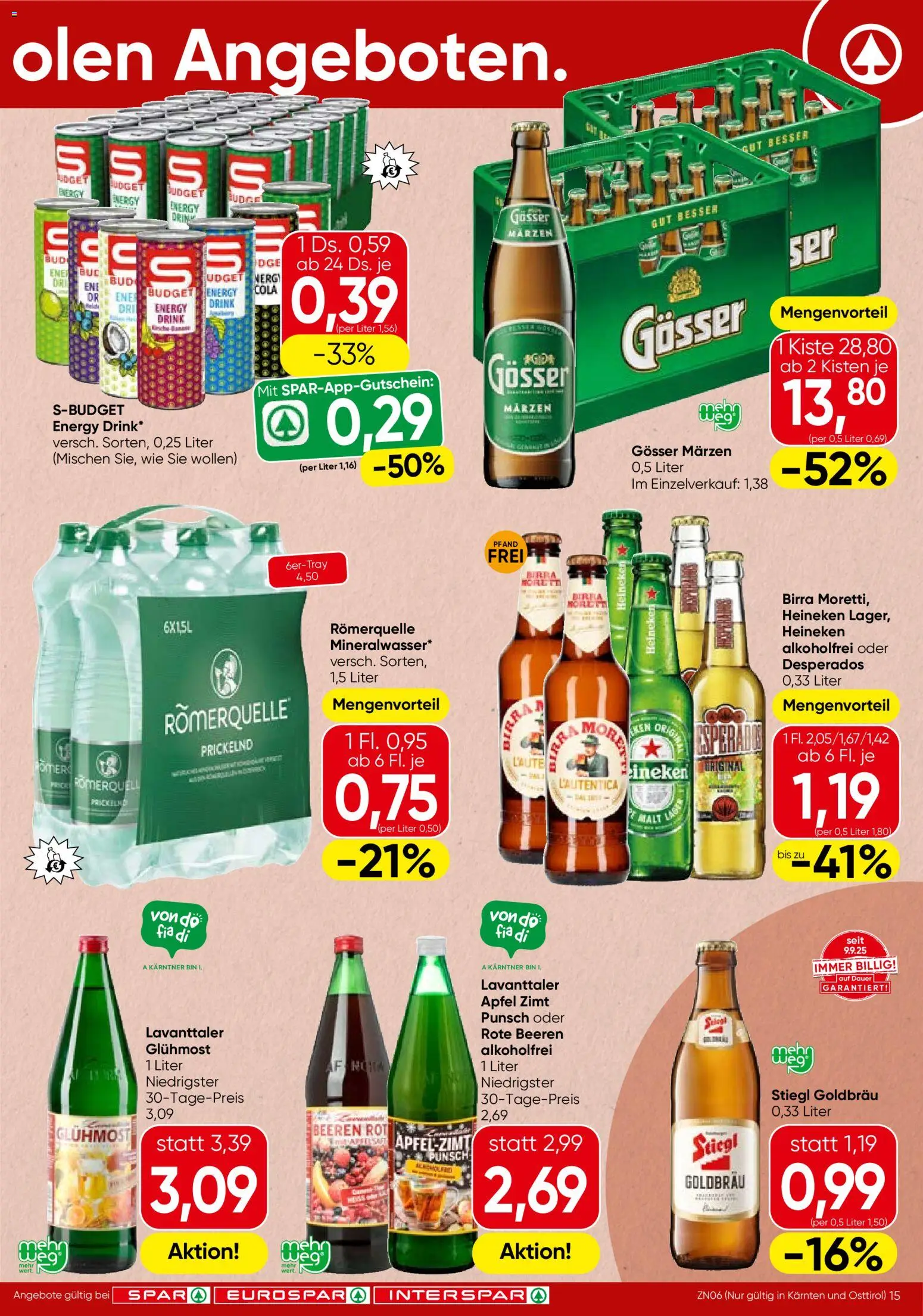 Spar Flugblatt - Kärnten gültig ab 20.11.2025 | Seite: 15 | Produkte: Äpfel