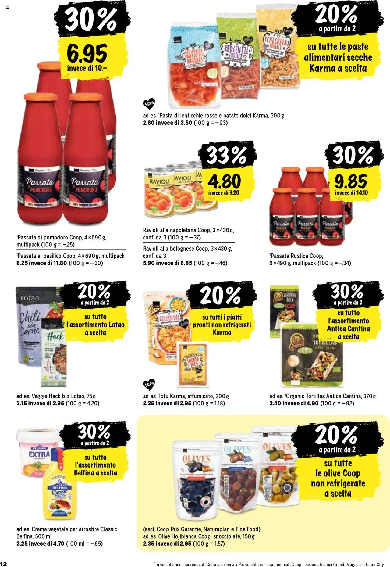 Coop - Una settimana di azioni – gültig ab 25.09.2025 | Seite: 12 | Produkte: Chili, Pasta