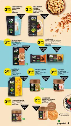 Pré-visualização FARINHA DE AVEIA INSTANTANEA PROTEICA, Aveia instantanea proteica, 1kg válido de 30.10.2025 | Página: 9 | Produtos: Manteiga de amendoim, Aveia, Manteiga, Chocolate