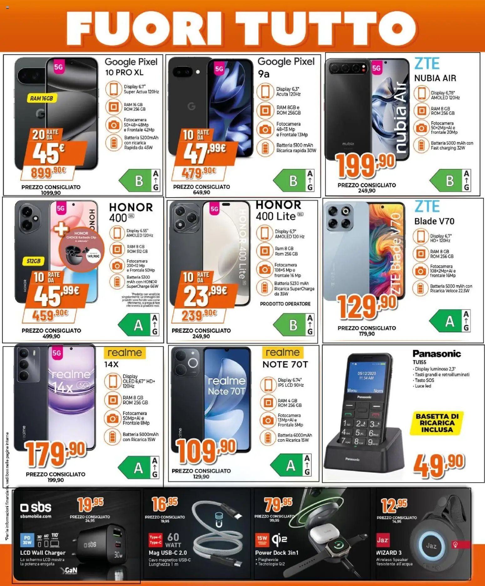 Volantino Expert del 15.01.2026 | Pagina: 4 | Prodotti: Schermo, Cavo, Speaker, Batteria