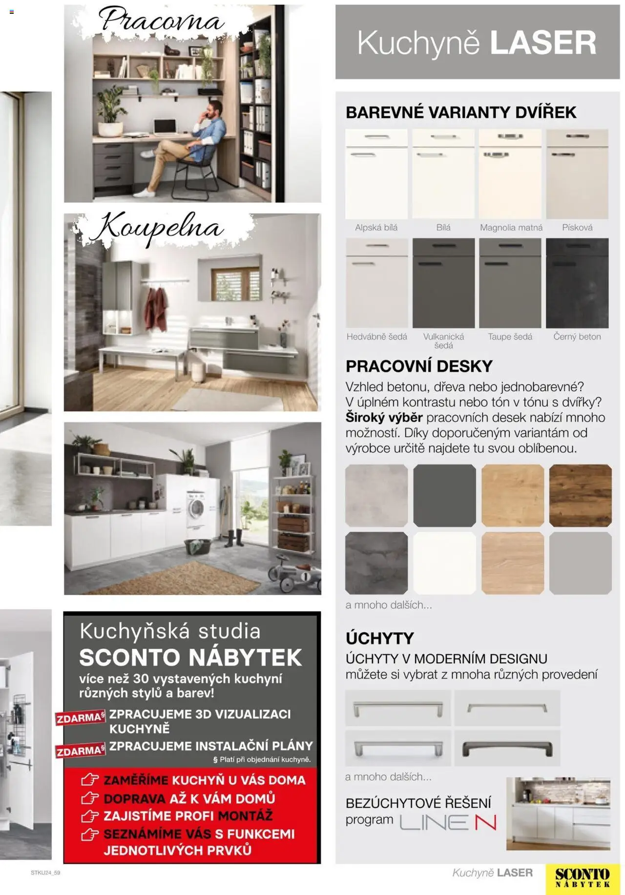 Sconto nábytek katalog - Kuchyně od 01.01.2025 | Strana: 59 | Produkty: Nábytek, Desky, Koupelna, Kuchyně
