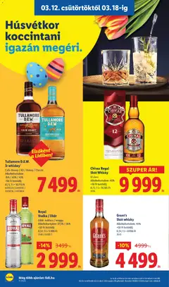 Royal Vodka / likőr, Likőr: kaktusz / meggy. Alkoholtartalom: 37,5% / 26%. +50 Ft betétdíj. 0,5l - amely érvényes a következő dátumtól: 12.03.2026 | Oldal: 24