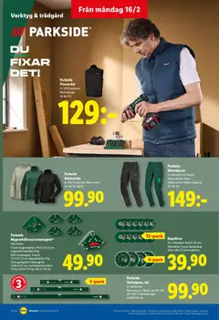 Lidl - erbjudanden - Förhandsvisning av reklamblad från butik Lidl aktuell från 16.02.2026 | Sida: 18 | Produkter: Set