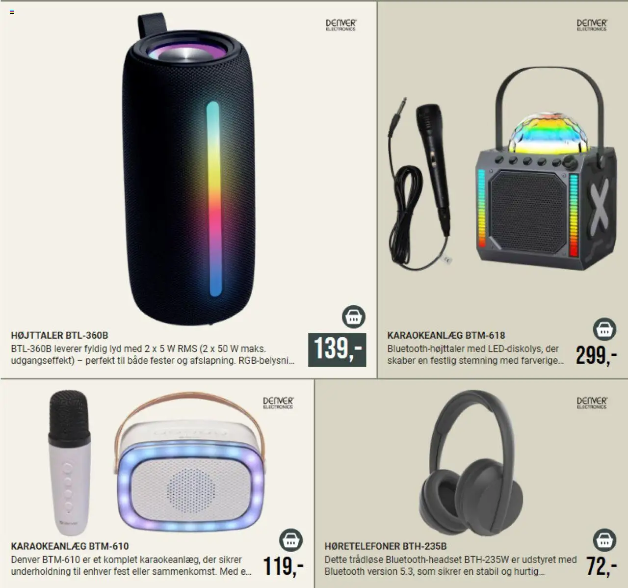 Harald Nyborg tilbudsavis – gyldig fra 01.10.2025 | Side: 10 | Produkter: Lyd, Høretelefoner, Søm, Højttaler