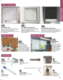 Brico E.Leclerc - Prévisualisation de Brico E.Leclerc - Guide decoration interieure valide à partir de 20.01.2026 | Page: 21 | Produits: Câble, Store, Store enrouleur