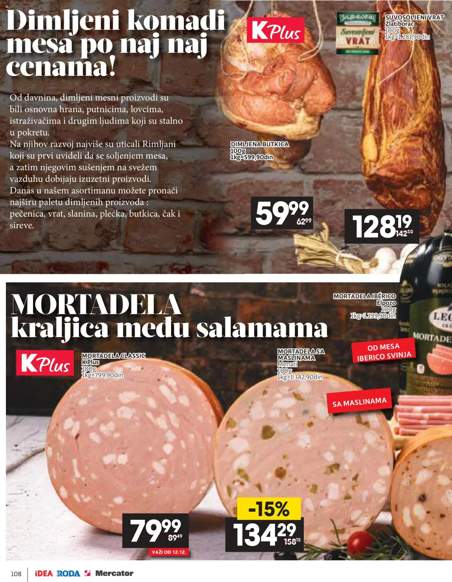 Idea katalog - važi od 11.12.2025 | Strana: 108 | Proizvode: Mortadela