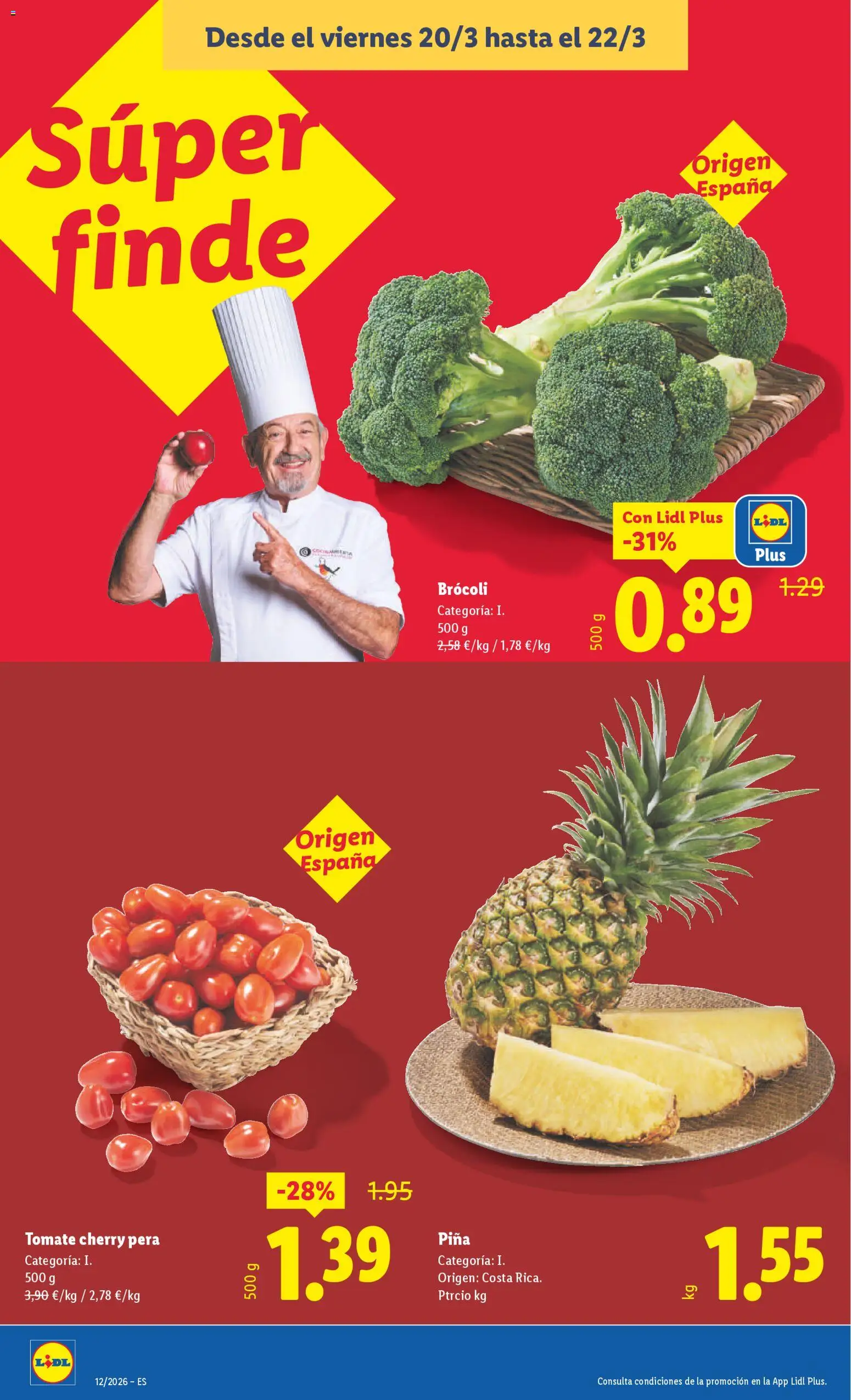Lidl folleto │ válido desde el 16.03.2026 | Página: 26 | Productos: Piña