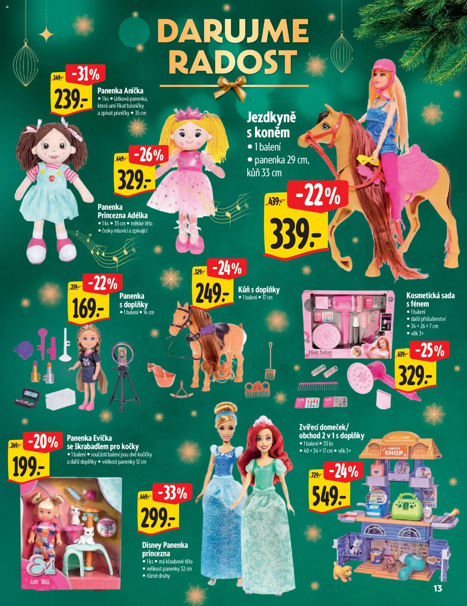 Albert katalog - Hypermarket - Vánoce od 12.11.2025 | Strana: 13 | Produkty: Panenka