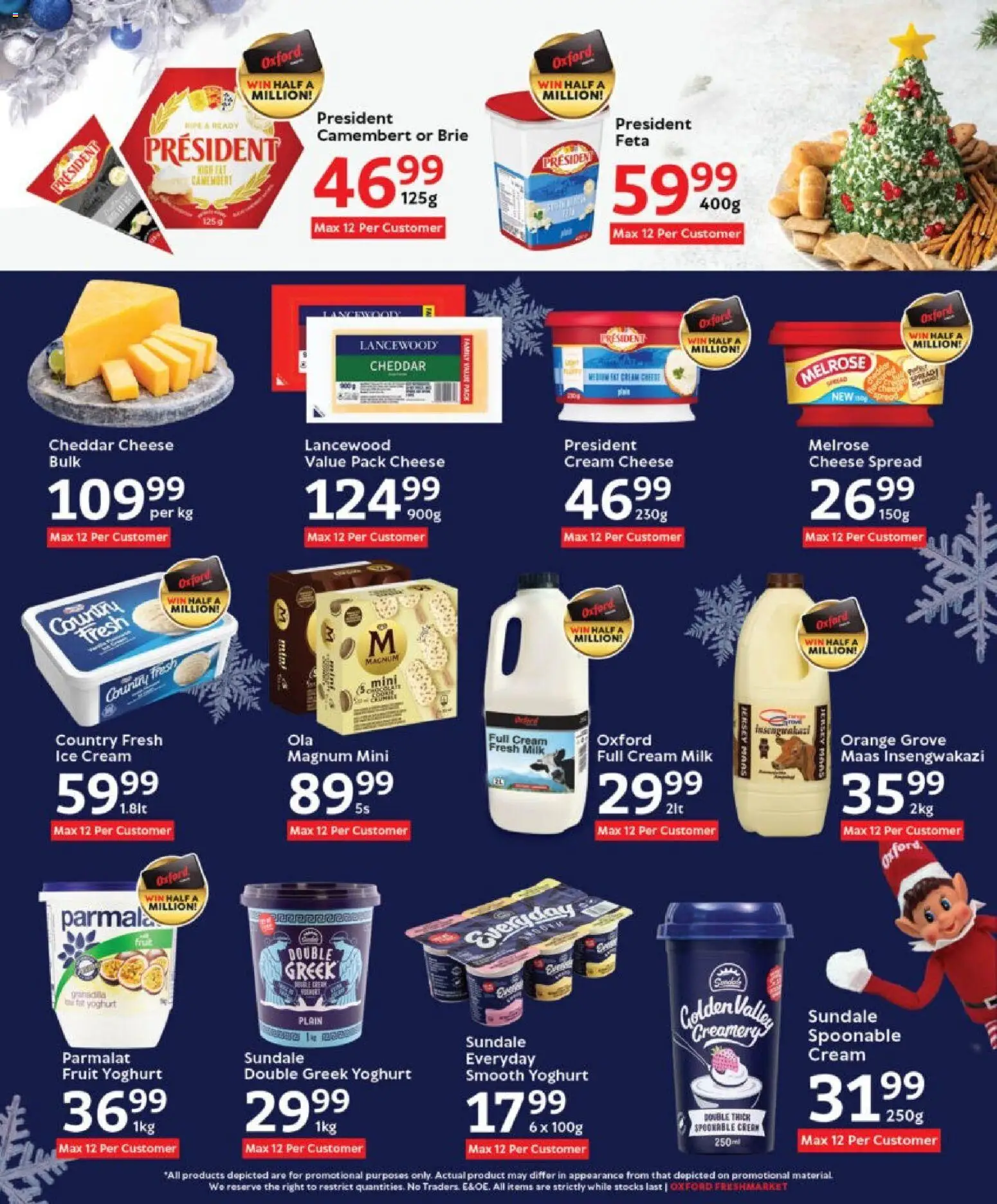 New Oxford Freshmarket catalogue – valid from 26.11.2025 | Page: 17 | Products: Jersey, Yoghurt, Milk, Ice cream