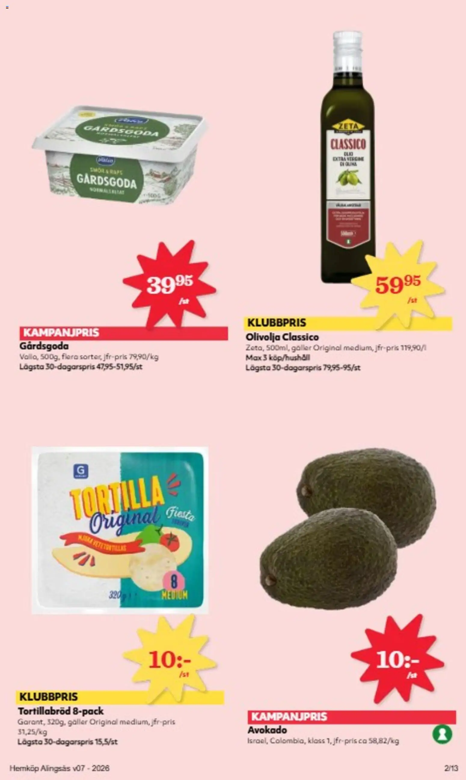 Hemköp reklamblad aktuell från 09.02.2026 | Sida: 2