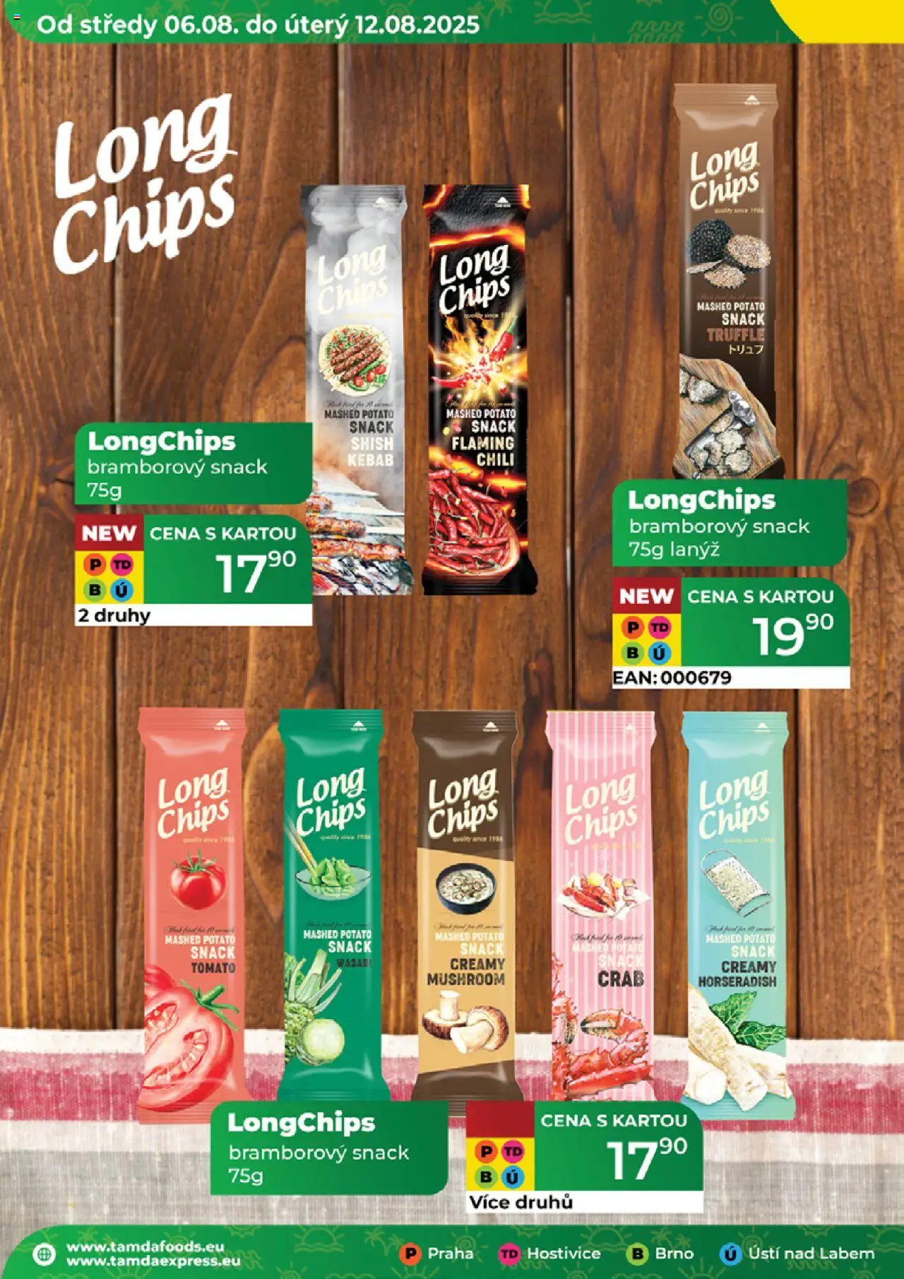 Tamda Foods leták od 06.08.2025 | Strana: 46 | Produkty: Long chips, Wasabi, Kebab