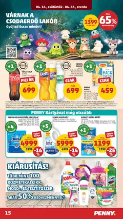 ALWAYS ULTRA BETÉT, többféle, 20 db, 80 Ft/db, PENNY Kártyával: 60 Ft/db, 12 db, 133 Ft/db, PENNY Kártyával: 100 Ft/db - amely érvényes a következő dátumtól: 16.04.2026 | Oldal: 19