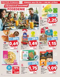 Kaufland SK akciós újság - amely érvényes a következő dátumtól: 16.04.2026 | Oldal: 40 | Termékek: Croissant, Cappuccino, Tofu, Vegán