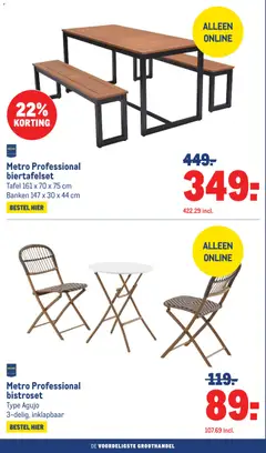 Makro folder - Voorbeeld van een folder van Makro, geldig van 08.04.2026 | Pagina: 108 | Producten: Tafel