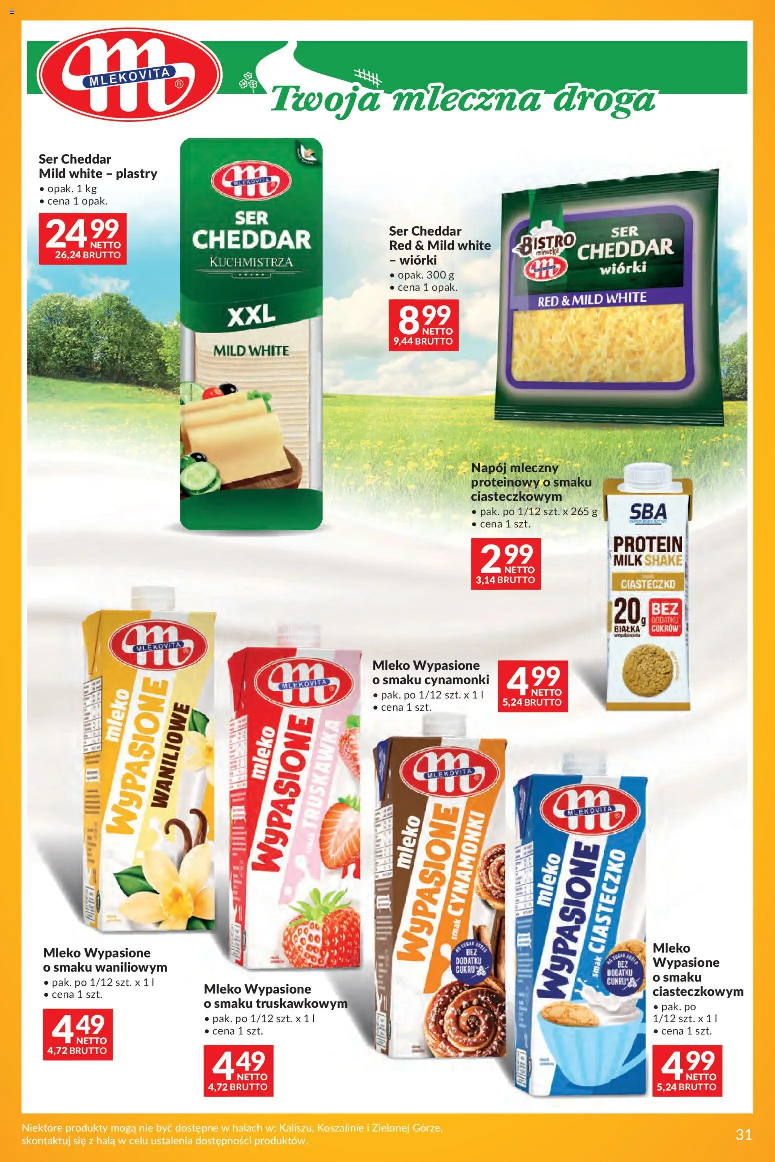 Makro gazetka - Markowe Inspiracje Maja od 28.04.2026 | Strona: 29 | Produkty: Mleko wypasione, Mleko, Ser, Ser cheddar