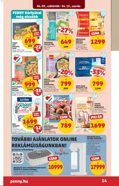 NÁDUDVARI RÁNTOTT ZÖLDSÉG*, Rántott zöldség karfiol, brokkoli, hagymakarika gyorsfagyasztott 750 g - amely érvényes a következő dátumtól: 09.04.2026 | Oldal: 18