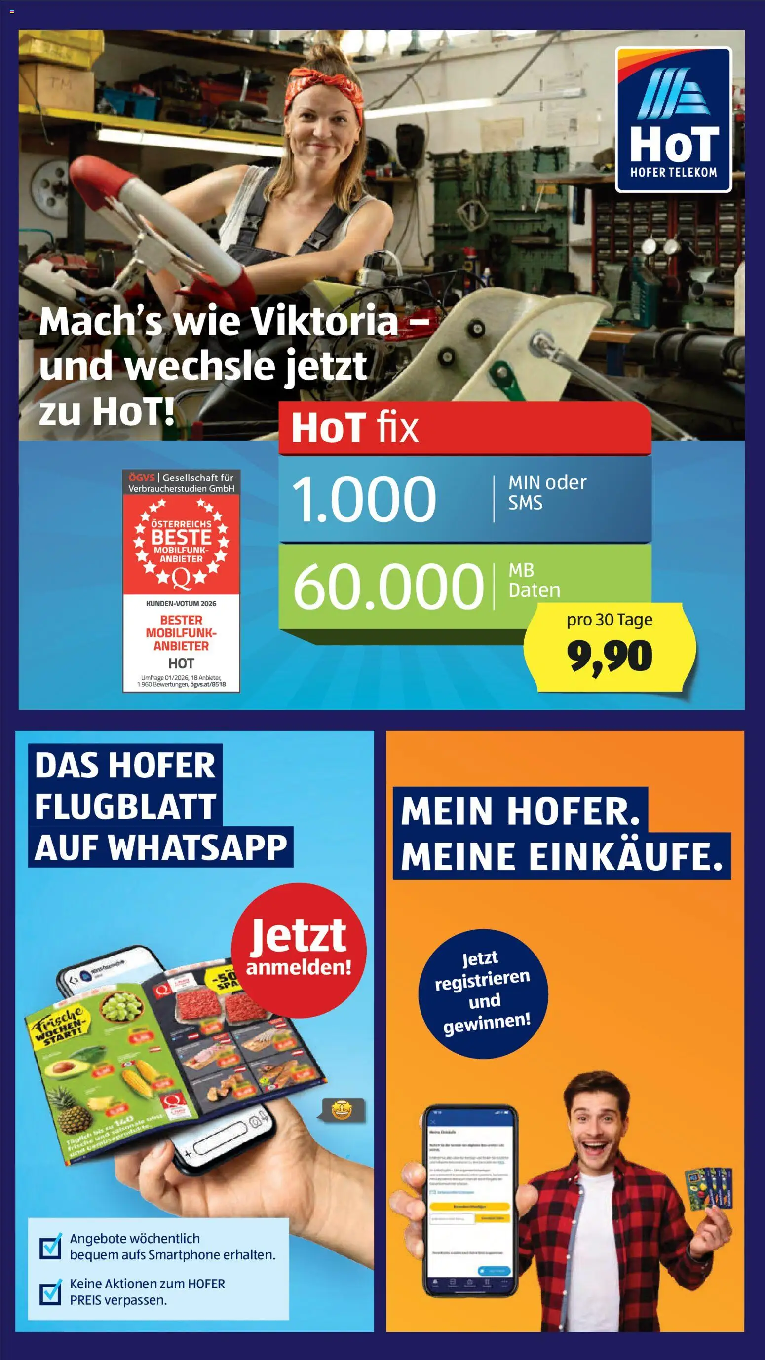 Hofer AT Akciós Újság 2026.03.27.-tól/töl - fantasztikus ajánlatokat! 🛍️ | Magyarország