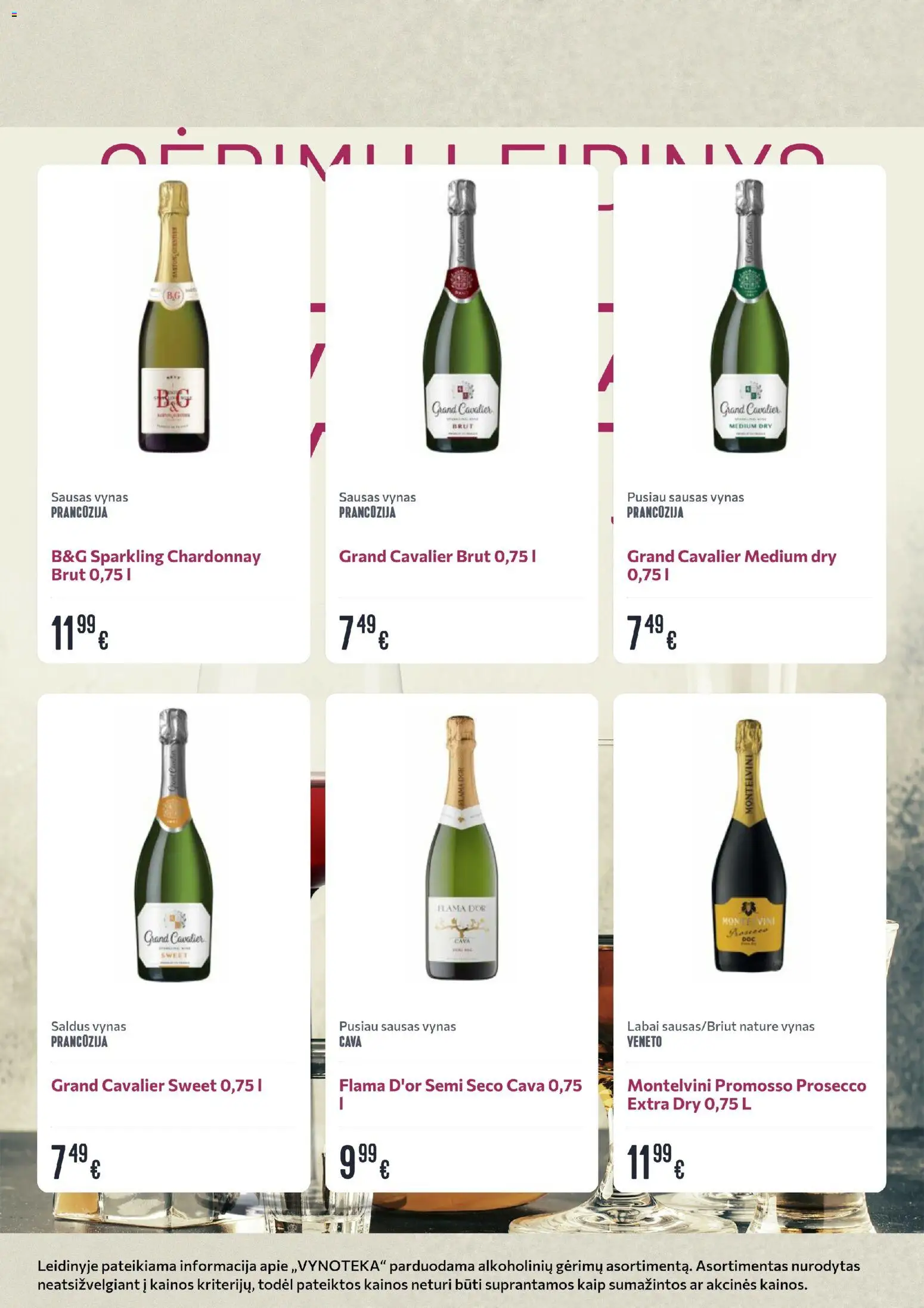 VYNOTEKA akcijos nuo 06.04.2026 | Puslapis: 14 | Prekių: Vynas
