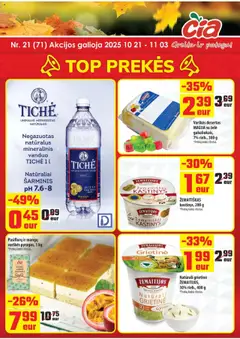 ČIA MARKET leidinys galioja nuo 21.10.2025