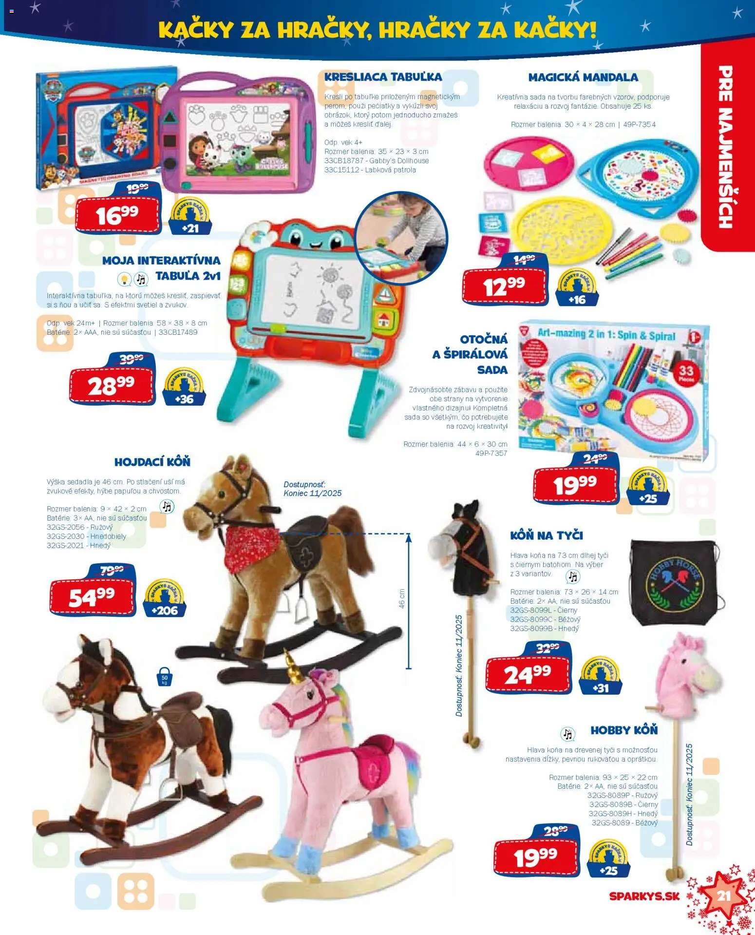 Nové ALLTOYS akcie – leták je platný od 19.11.2025 | Strana: 21 | Produkty: Hračky