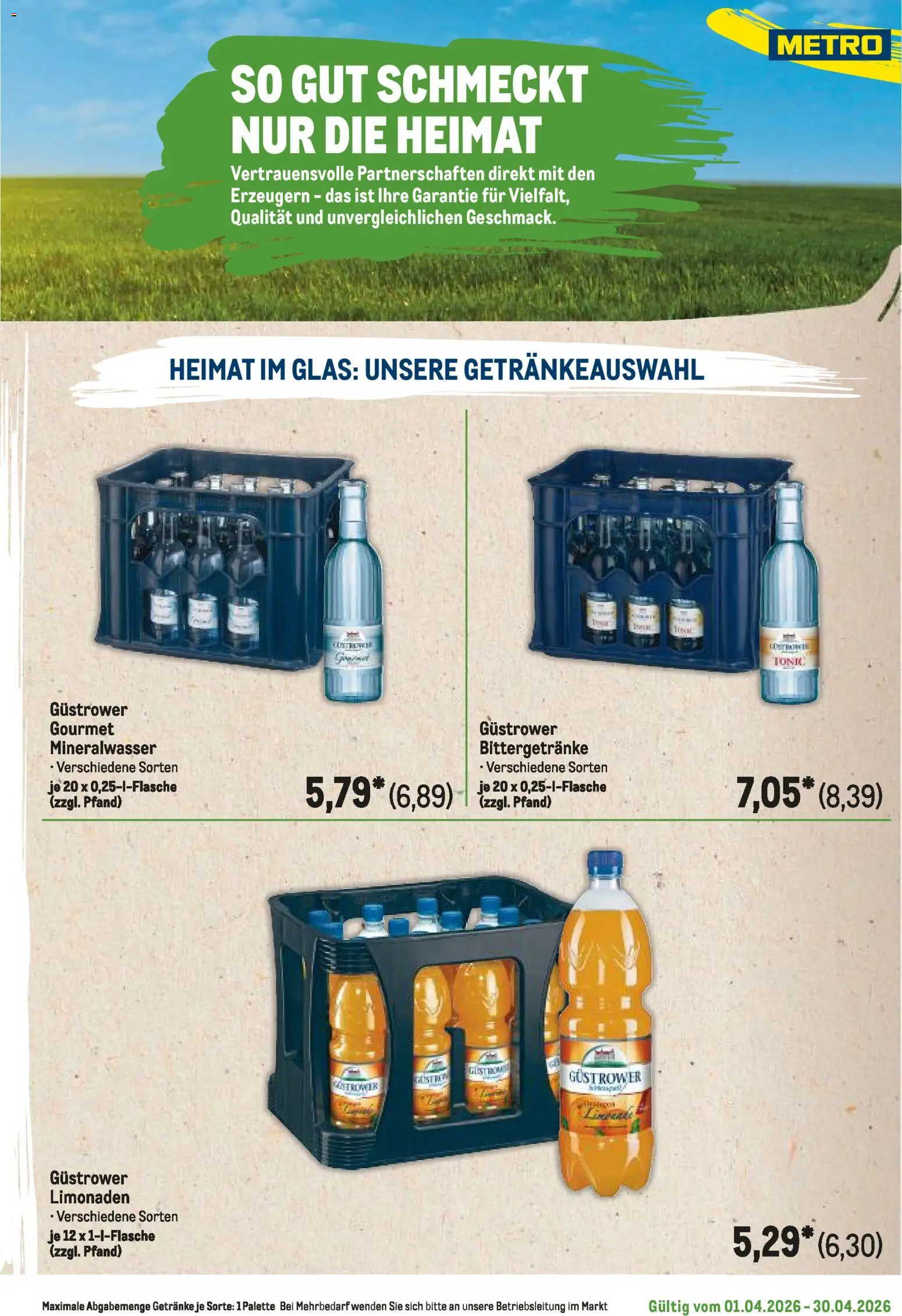 Metro Regionaler Flyer – gültig ab 01.04.2026 | Seite: 83 | Produkte: Mineralwasser