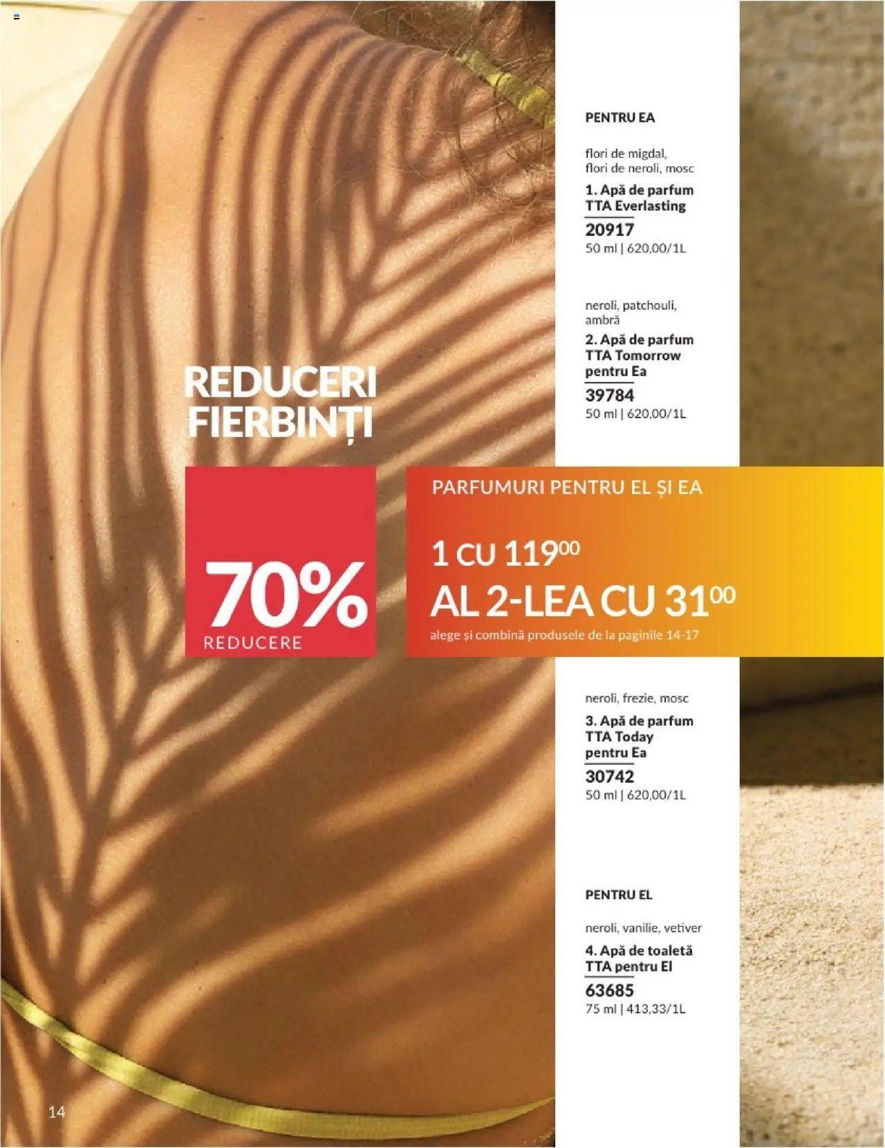 Catalog Avon - 08 2025 – valabil de la 01.08.2025 | Pagină: 14 | Produse: Apă de parfum, Toaletă, Parfum, Apă de toaletă