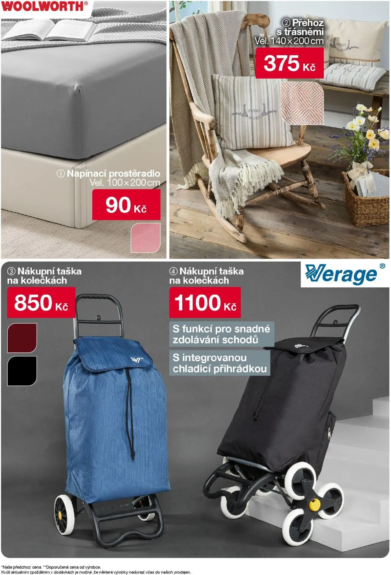 Woolworth leták od 12.09.2025 - akční nabídka | Strana: 25 | Produkty: Přehoz, Nákupní taška, Taška, Prostěradlo